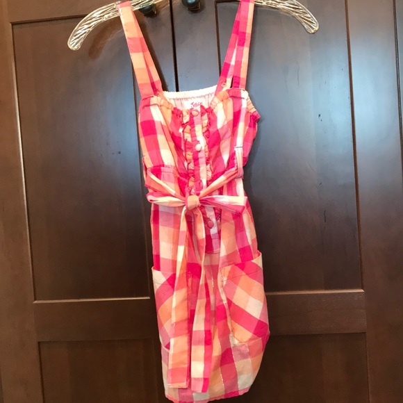 Girls Justice Pink & Tangerine Top - Picture 2 of 8